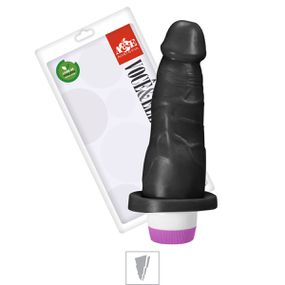 Prótese 13x15cm Com Vibro (ADAO15) - Preto - Linda Sex Produtos Eróticos BH, Lingerie sensuais, sex shop.