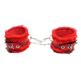 Algema em Pelúcia Brasil Fetiche (APV41-ST685) - Vermelho - Linda Sex Produtos Eróticos BH, Lingerie sensuais, sex shop.
