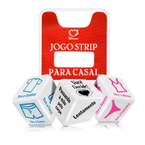 Dado Triplo Jogo Strip Para Casal (BR009) - Padrão - Linda Sex Produtos Eróticos BH, Lingerie sensuais, sex shop.