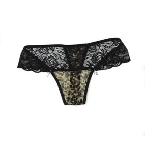 *Calcinha Cadeado (CF614) - Onça com Preto - Linda Sex Produtos Eróticos BH, Lingerie sensuais, sex shop.