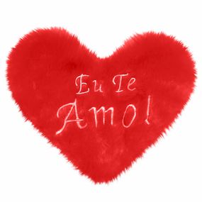Estojo em Pelúcia Formato de Coração (CP01-ST688) - Vermelho... - Linda Sex Produtos Eróticos BH, Lingerie sensuais, sex shop.