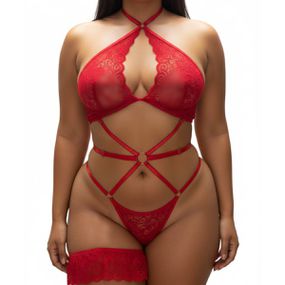 Body Sexy Plus Size (CP7010) - Vermelho - Linda Sex Produtos Eróticos BH, Lingerie sensuais, sex shop.