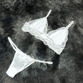 Conjunto Claudia (DR4532). - Branco - Linda Sex Produtos Eróticos BH, Lingerie sensuais, sex shop.