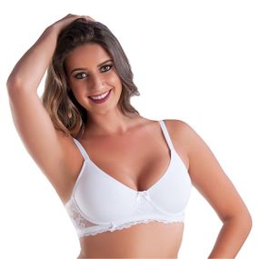 *Soutien Duanip Com Aro Sem Bojo (DU320) - Branco - Linda Sex Produtos Eróticos BH, Lingerie sensuais, sex shop.