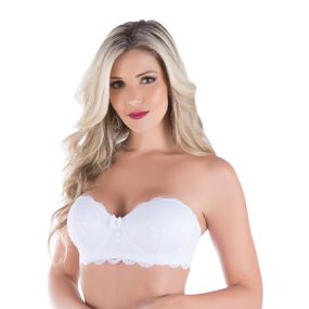 *Soutien Duanip em Renda Tomara Que Caia (DU788) - Branco - Linda Sex Produtos Eróticos BH, Lingerie sensuais, sex shop.