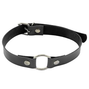 *Gargantilha Com Argola Dominatrixxx P (DX1831-ST699) - Pret - Linda Sex Produtos Eróticos BH, Lingerie sensuais, sex shop.