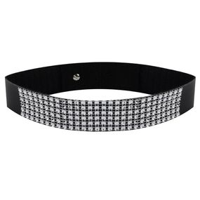 *Gargantilha Strass Dominatrixxx (DX1901) - Preto - Linda Sex Produtos Eróticos BH, Lingerie sensuais, sex shop.