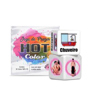 Dado Duplo Color (DC-ER-04) - Jogo do Prazer Hot - Linda Sex Produtos Eróticos BH, Lingerie sensuais, sex shop.