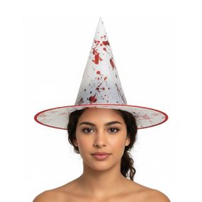 *Chapéu de Bruxa (FRC42203) - Branco - Linda Sex Produtos Eróticos BH, Lingerie sensuais, sex shop.