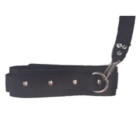 Coleira Com Guia GS Acessórios (GS1041) - Preto - Linda Sex Produtos Eróticos BH, Lingerie sensuais, sex shop.