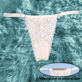 *Calcinha Para Personalização (GS1105) - Branco - Linda Sex Produtos Eróticos BH, Lingerie sensuais, sex shop.