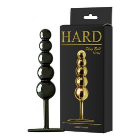 Plug de Metal Ball (HA124) - Preto - Linda Sex Produtos Eróticos BH, Lingerie sensuais, sex shop.
