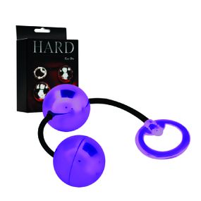 Bolinha Ben-Wa Metal 02un Hard (CSA130-HA130) - Lilás - Linda Sex Produtos Eróticos BH, Lingerie sensuais, sex shop.