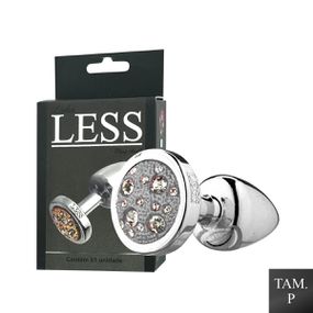 Plug de Plástico P Less Cromado Com Pedras Cravejadas (HA143... - Linda Sex Produtos Eróticos BH, Lingerie sensuais, sex shop.