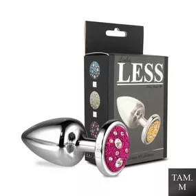 Plug de Plástico M Less Cromado Com Pedras Cravejadas (HA144... - Linda Sex Produtos Eróticos BH, Lingerie sensuais, sex shop.