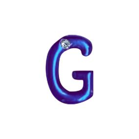 Letras Para Personalização Lilás (HA180L). - G - Linda Sex Produtos Eróticos BH, Lingerie sensuais, sex shop.