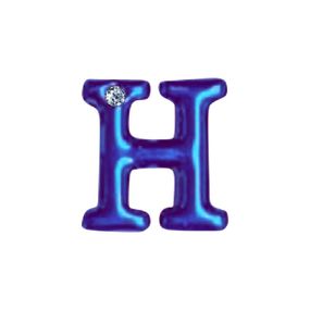 Letras Para Personalização Lilás (HA180L). - H - Linda Sex Produtos Eróticos BH, Lingerie sensuais, sex shop.