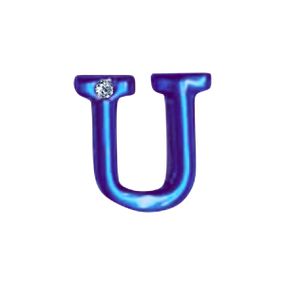 Letras Para Personalização Lilás (HA180L). - U - Linda Sex Produtos Eróticos BH, Lingerie sensuais, sex shop.