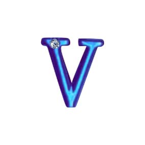 Letras Para Personalização Lilás (HA180L). - V - Linda Sex Produtos Eróticos BH, Lingerie sensuais, sex shop.