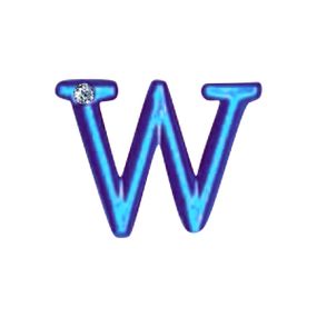 Letras Para Personalização Lilás (HA180L). - W - Linda Sex Produtos Eróticos BH, Lingerie sensuais, sex shop.
