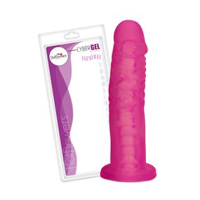 *Prótese 18x12cm Articulada Cyber Gel (HP320) - Magenta - Linda Sex Produtos Eróticos BH, Lingerie sensuais, sex shop.