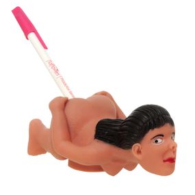 *Porta Caneta Mulher Hot Flowers (ST635-HZ512) - Morena - Linda Sex Produtos Eróticos BH, Lingerie sensuais, sex shop.