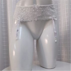 Cinta Liga Em Renda (LS5110) - Branco - Linda Sex Produtos Eróticos BH, Lingerie sensuais, sex shop.