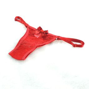 *Calcinha Pom Pom (MCA0407) - Vermelho - Linda Sex Produtos Eróticos BH, Lingerie sensuais, sex shop.