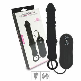 Plug Silicone 10 Vibração Dulch Cannon VP (PL027) - Preto - Linda Sex Produtos Eróticos BH, Lingerie sensuais, sex shop.