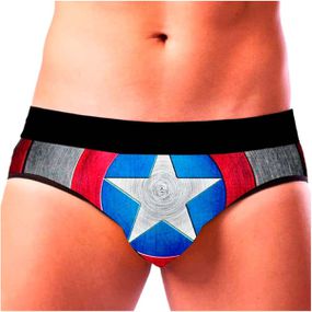 Cueca Jockstrap Capitão América (PS1130) - Padrão - Linda Sex Produtos Eróticos BH, Lingerie sensuais, sex shop.
