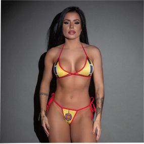Fantasia Hot Bombeira (PS9302) - Padrão - Linda Sex Produtos Eróticos BH, Lingerie sensuais, sex shop.