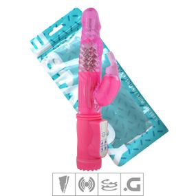 Vibrador Rotativo Com Estimulador VP (RT002C-ST356) - Rosa - Linda Sex Produtos Eróticos BH, Lingerie sensuais, sex shop.