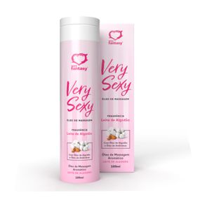 Óleo de Massagem Very Sexy 100ml (SF7160) - Leite de Algodão... - Linda Sex Produtos Eróticos BH, Lingerie sensuais, sex shop.