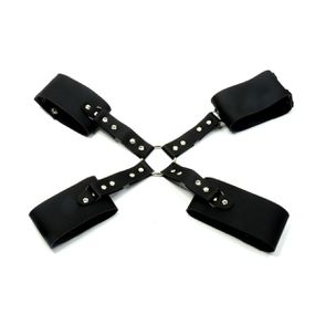 *Algemas Para Mãos e Pernas Sexy Fantasy (SF914) - Preto - Linda Sex Produtos Eróticos BH, Lingerie sensuais, sex shop.