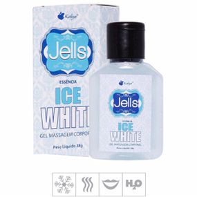 *Gel Comestível Jells Ice 30ml (ST107) - White - Linda Sex Produtos Eróticos BH, Lingerie sensuais, sex shop.