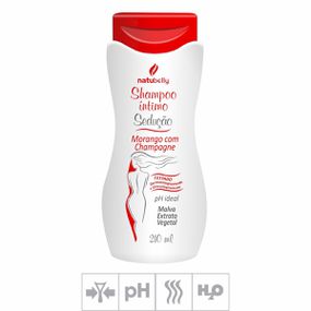 *Shampoo Íntimo Sedução 210ml (ST184) - Morango c/ Champagne... - Linda Sex Produtos Eróticos BH, Lingerie sensuais, sex shop.