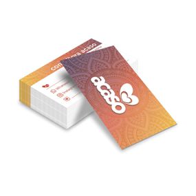 Cartão De Visita Com 50un (ST247) - Mandala - Linda Sex Produtos Eróticos BH, Lingerie sensuais, sex shop.