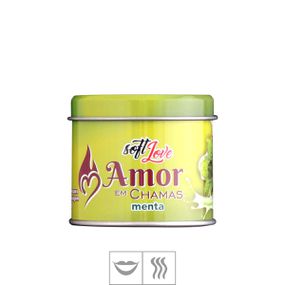 *PROMO - Vela Beijável Amor em Chamas 50g (ST256) - Menta - Linda Sex Produtos Eróticos BH, Lingerie sensuais, sex shop.