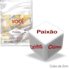Dado Saquinho Unitário (DC-ST263) - O Que Sinto Por Você - Linda Sex Produtos Eróticos BH, Lingerie sensuais, sex shop.