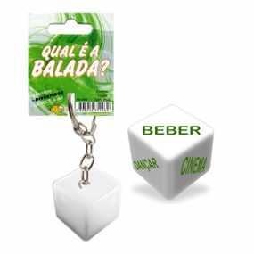 Dado Chaveiro (DC-ST265) - Qual é a Balada - Linda Sex Produtos Eróticos BH, Lingerie sensuais, sex shop.