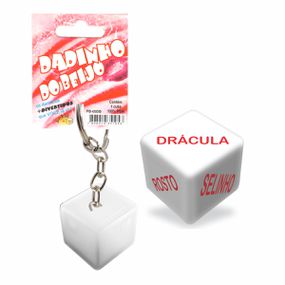 Dado Chaveiro (DC-ST265) - Beijo - Linda Sex Produtos Eróticos BH, Lingerie sensuais, sex shop.