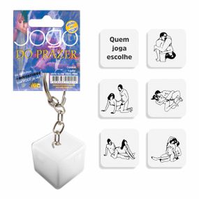 Dado Chaveiro Brilha No Escuro (DC-ST266) - Jogo do Prazer - Linda Sex Produtos Eróticos BH, Lingerie sensuais, sex shop.