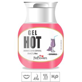 Gel Comestível Hot Flowers Hot 35ml (ST571) - Espanhola - Linda Sex Produtos Eróticos BH, Lingerie sensuais, sex shop.