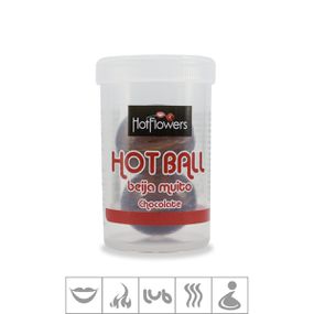 Bolinha Beijável Hot Ball Com 2un (ST579) - Chocolate - Linda Sex Produtos Eróticos BH, Lingerie sensuais, sex shop.
