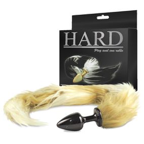 Plug de Metal Dourado Com Cauda Hard (HA117D-ST608) - Degra... - Linda Sex Produtos Eróticos BH, Lingerie sensuais, sex shop.