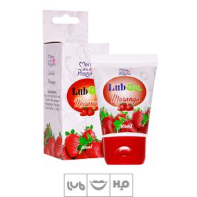 *Lubrificante Beijável LubGel 30ml (ST653) - Morango - Linda Sex Produtos Eróticos BH, Lingerie sensuais, sex shop.