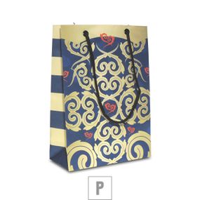 Sacola Para Presente Pequena 21x7cm (ST666) - Azul - Linda Sex Produtos Eróticos BH, Lingerie sensuais, sex shop.