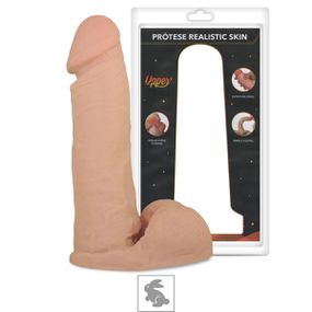 Prótese 18x15cm Com Escroto Thor Upper (UP95-ST774). - Bege - Linda Sex Produtos Eróticos BH, Lingerie sensuais, sex shop.