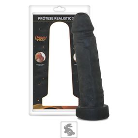 Prótese 17x14cm Simples Bernard Upper (ST779) - Preto - Linda Sex Produtos Eróticos BH, Lingerie sensuais, sex shop.