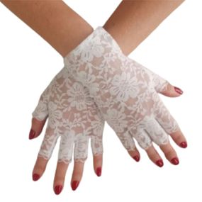 Luva em Renda Curta GS - (ST962) - Branco - Linda Sex Produtos Eróticos BH, Lingerie sensuais, sex shop.